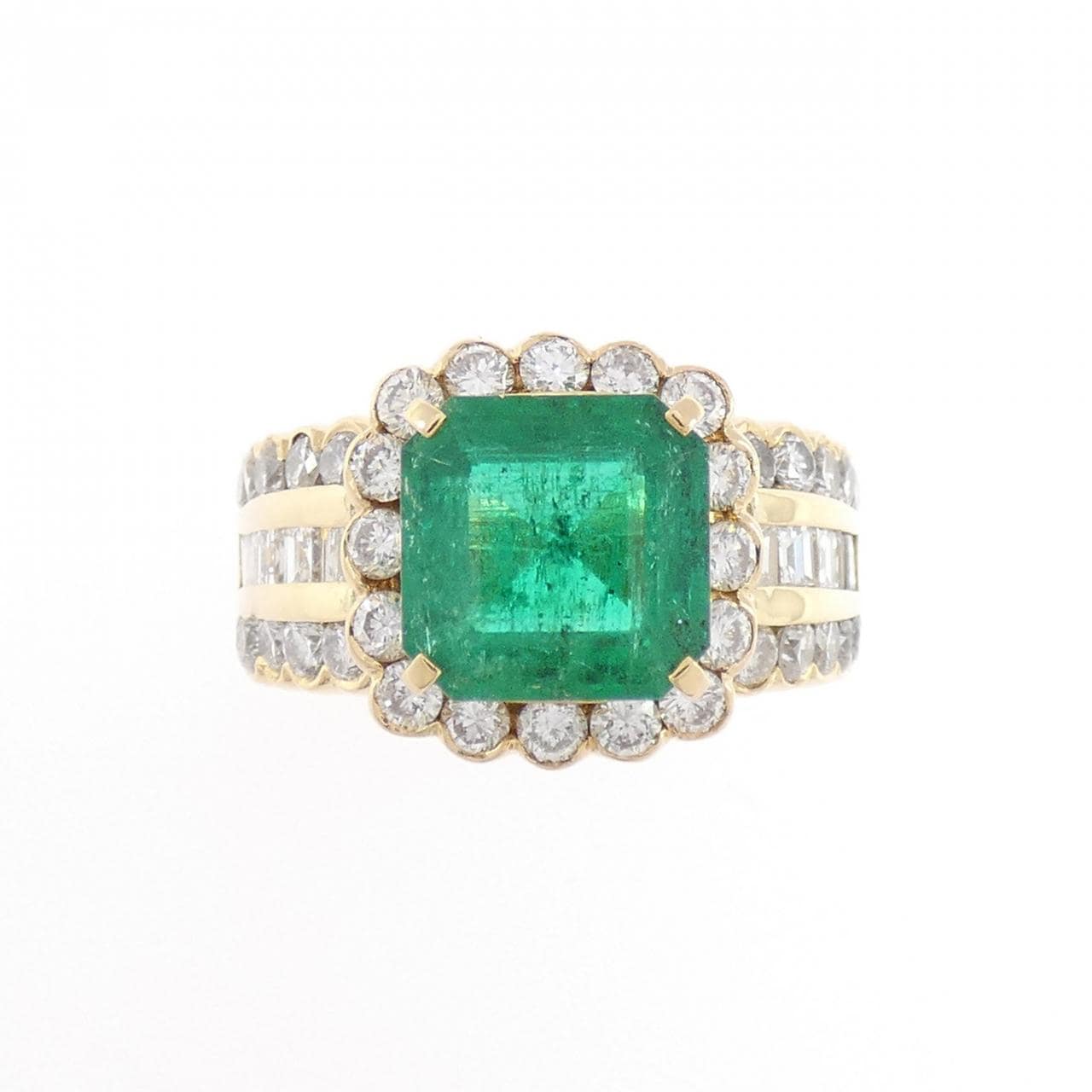 K18YG エメラルド リング 2.32CT コロンビア産