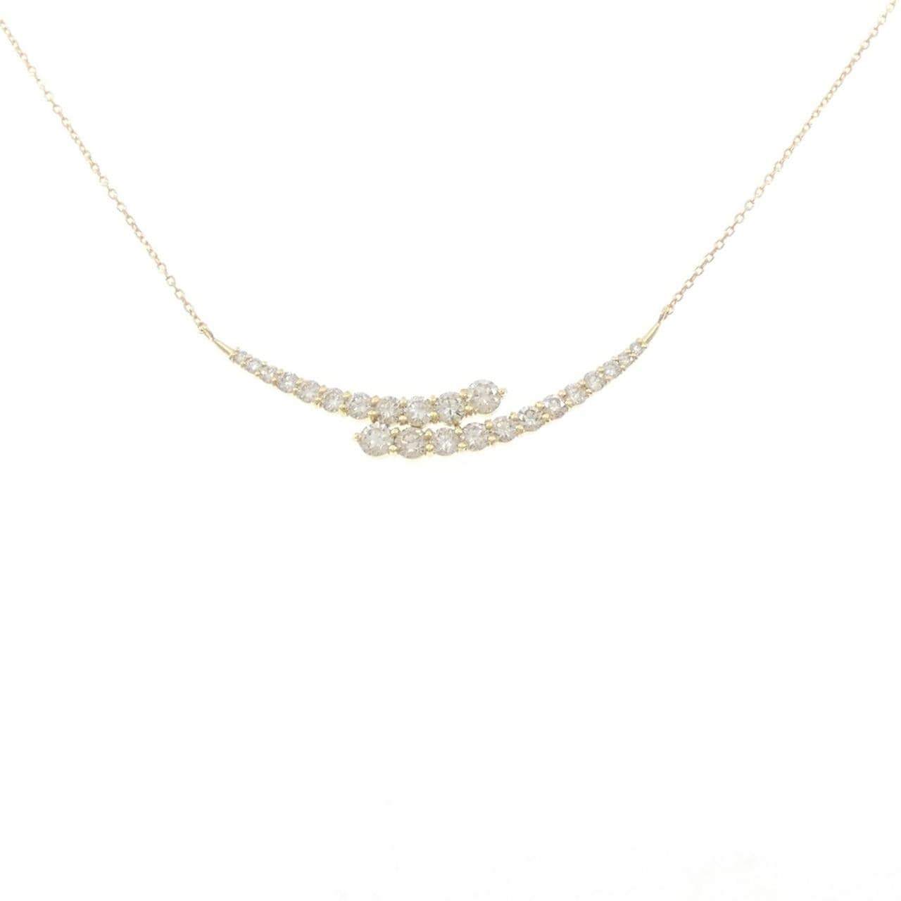 K18YG ダイヤモンド ネックレス 1.00CT