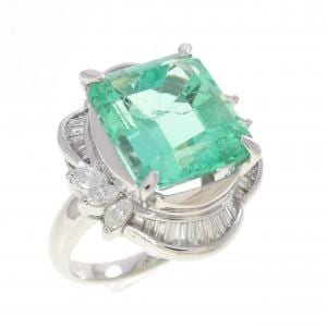 PT900 エメラルド リング 5.67CT