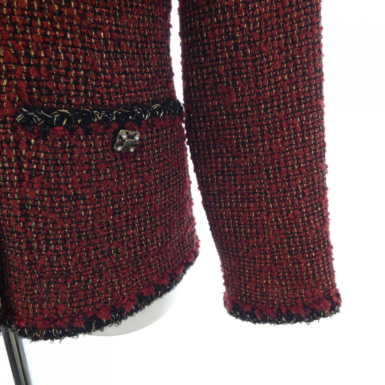 CHANEL P42343V30773 Collarless Jacket