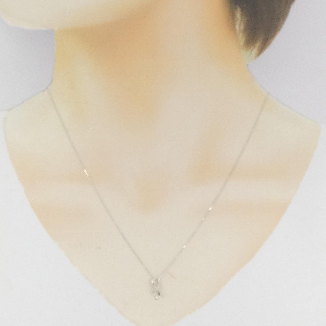 K10WG ダイヤモンド ネックレス