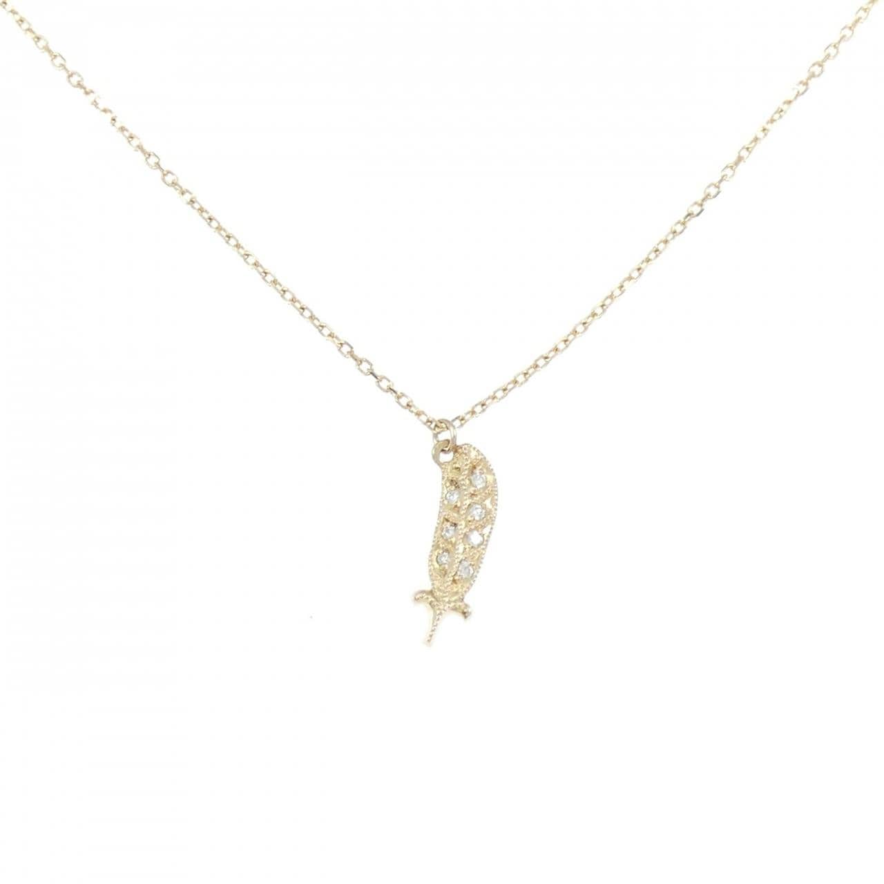 K18PG/K18YG ダイヤモンド ネックレス 0.02CT
