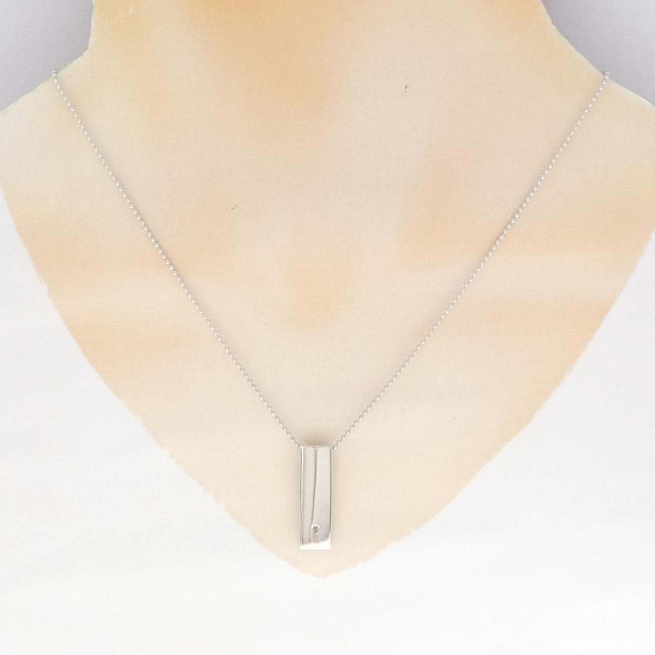 K18WG キー ネックレス