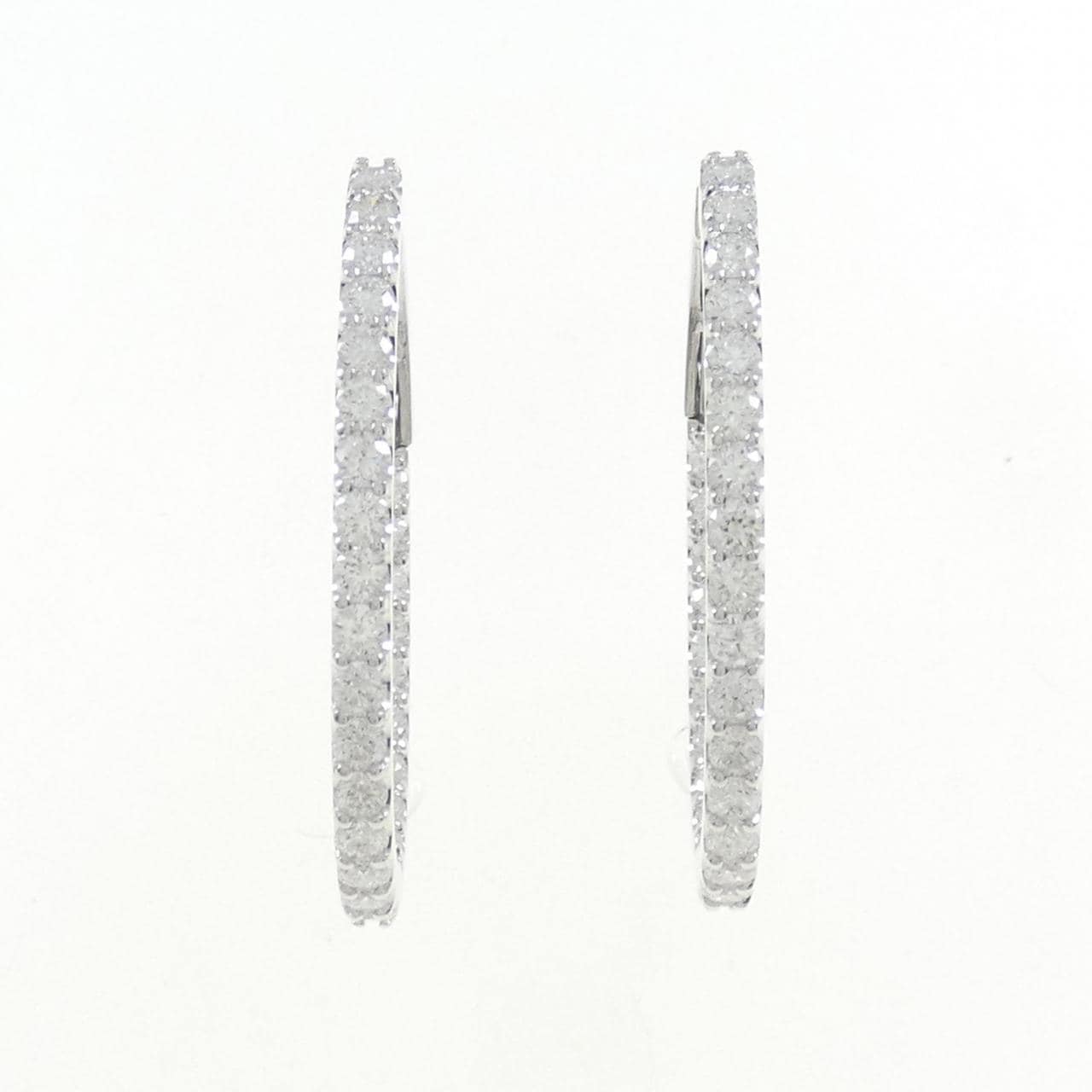 【新品】PT ダイヤモンド ピアス 1.607CT