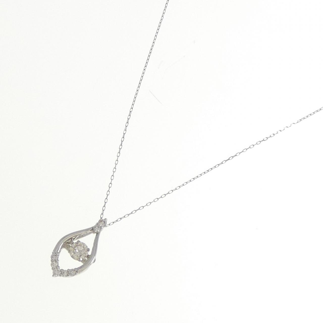 【新品】PT900 ダイヤモンド ネックレス 0.18CT