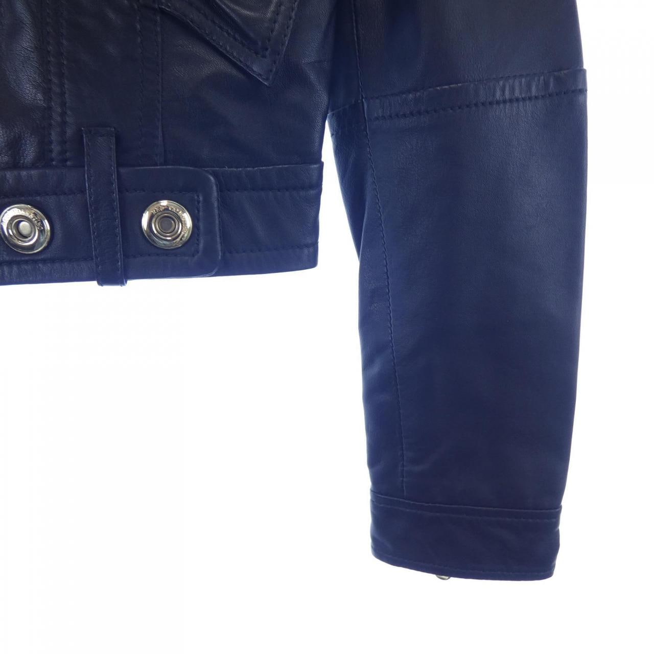 レッドバレンティノ RED VALENTINO レザーライダースジャケット