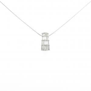 K18WG ダイヤモンド ネックレス 0.38CT