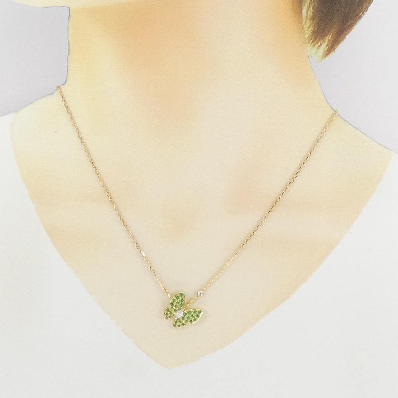 ヴァンクリーフ&アーペル グリーンガーネット ネックレス