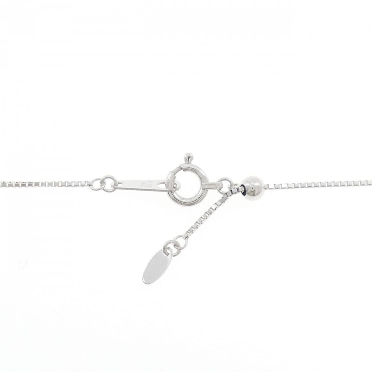 K18WG ダイヤモンド ネックレス 0.50CT