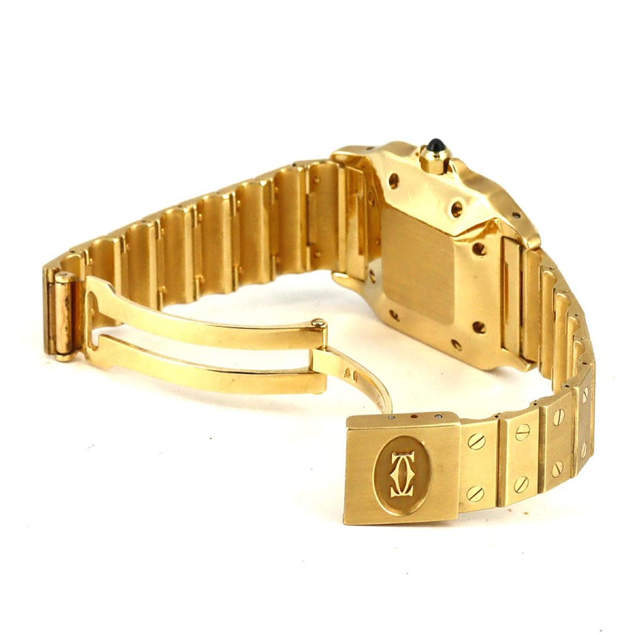 【ノーメンテナンス還元価格】カルティエ サントスLM YG YG 自動巻