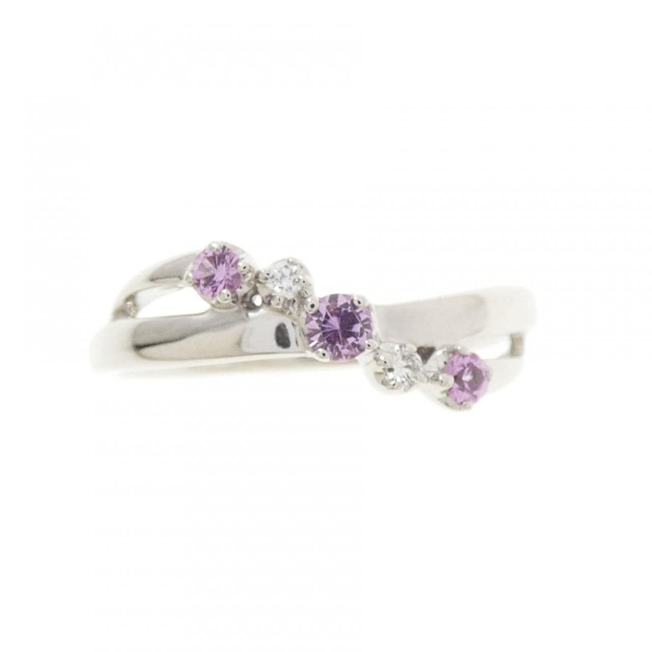 4゜C 合成サファイヤ リング