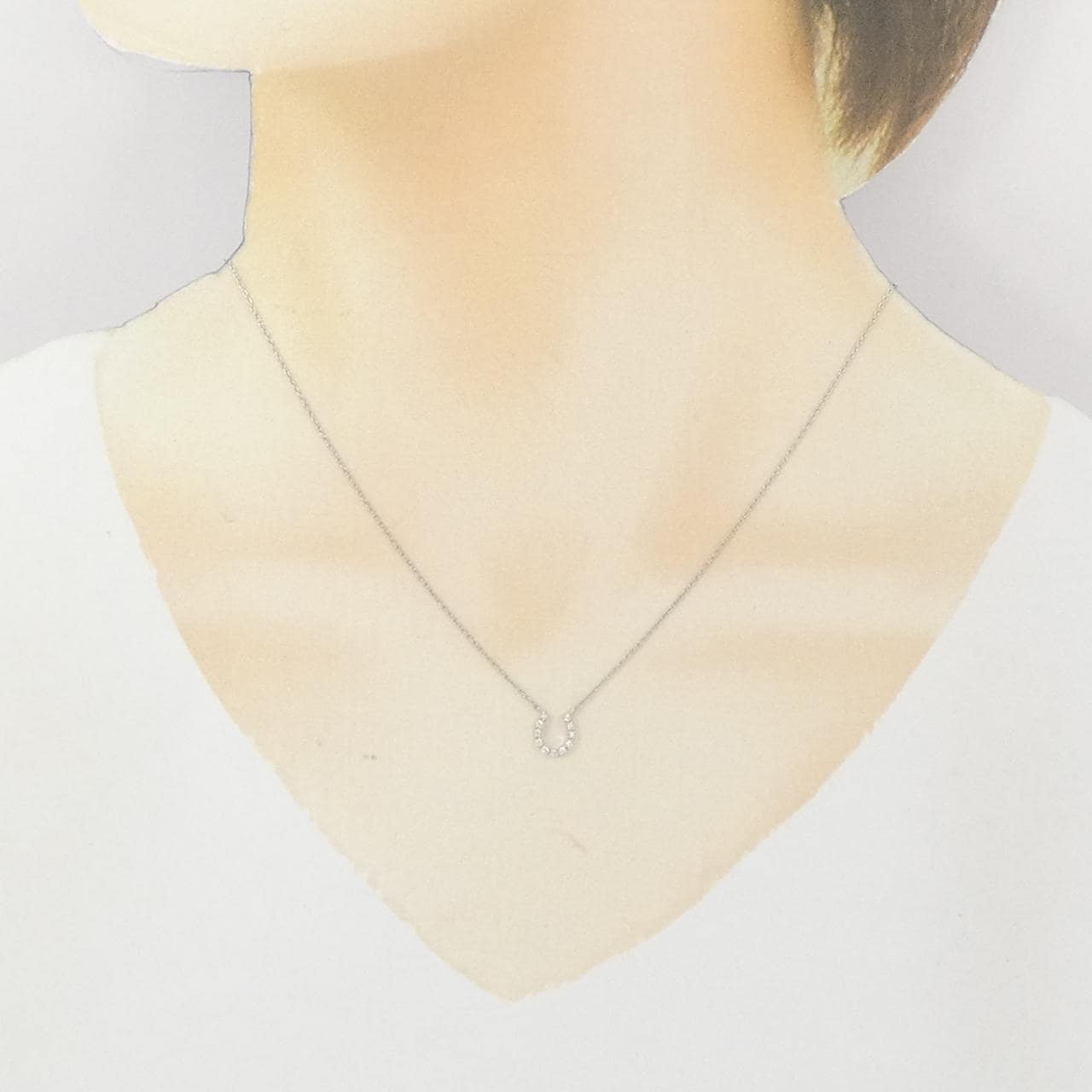 エテ ダイヤモンド ネックレス 0.04CT