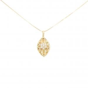 K18YG ダイヤモンド ネックレス 0.10CT