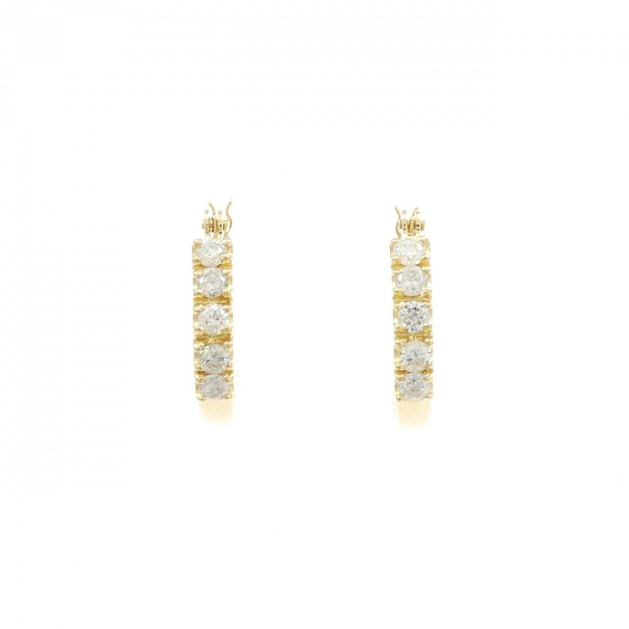 K18YG ダイヤモンド ピアス 0.32CT