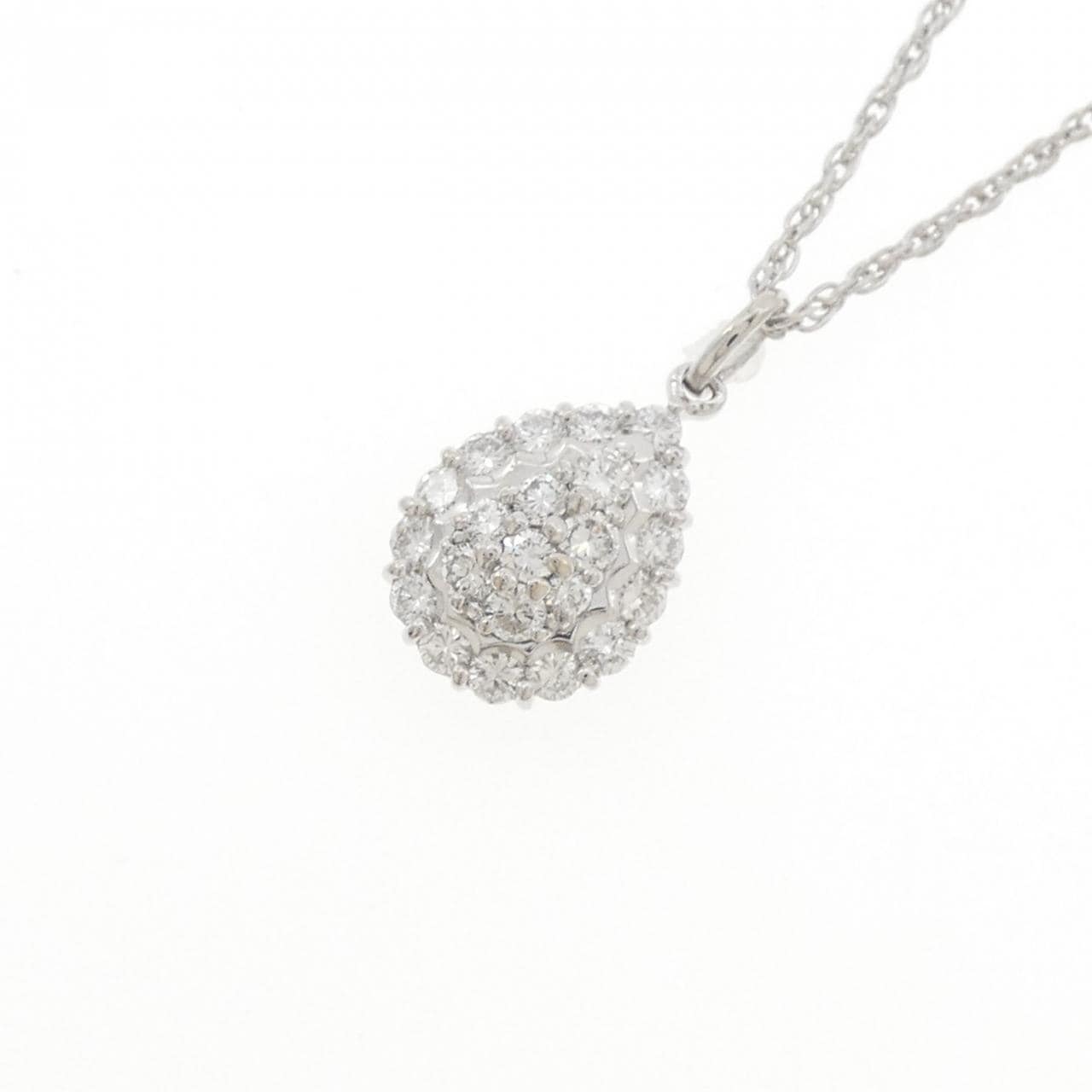 PT900/PT850 ダイヤモンド ネックレス 1.00CT