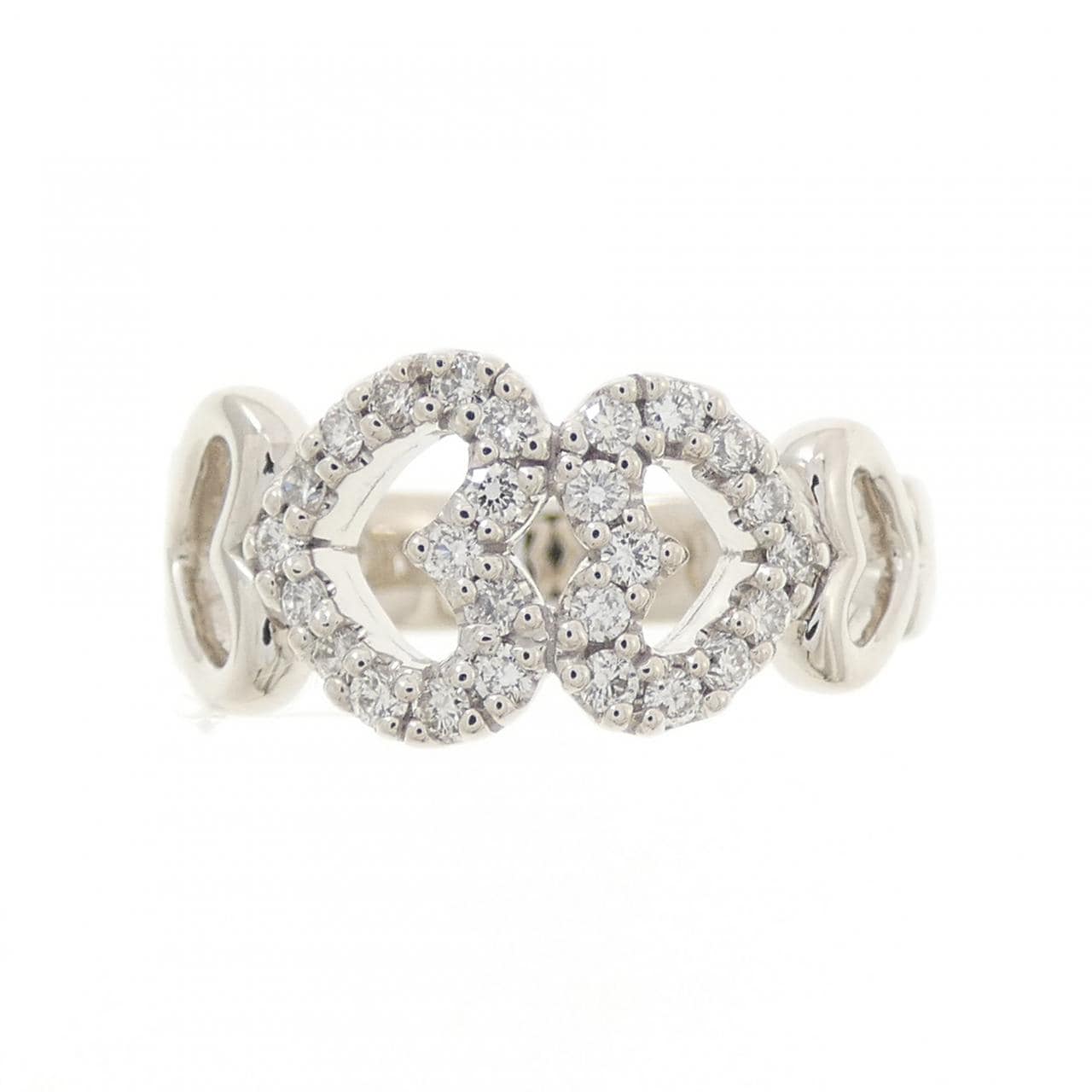 ポンテヴェキオ ハート ダイヤモンド リング 0.26CT