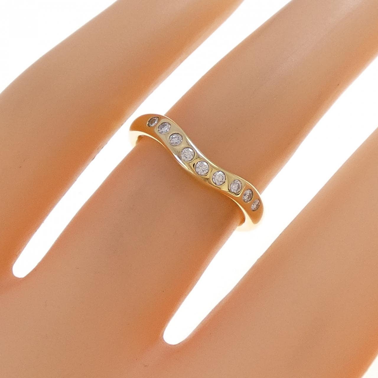 ティファニー カーブド 9P リング