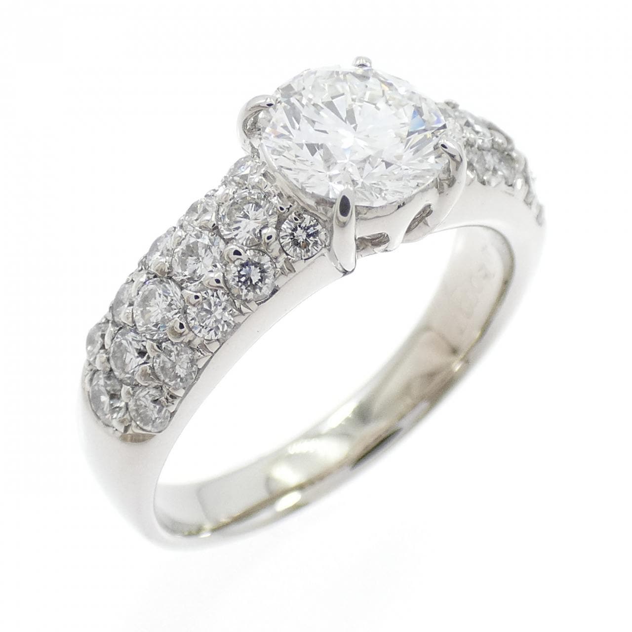 PT900 ダイヤモンド リング 1.075CT D VVS2 VG