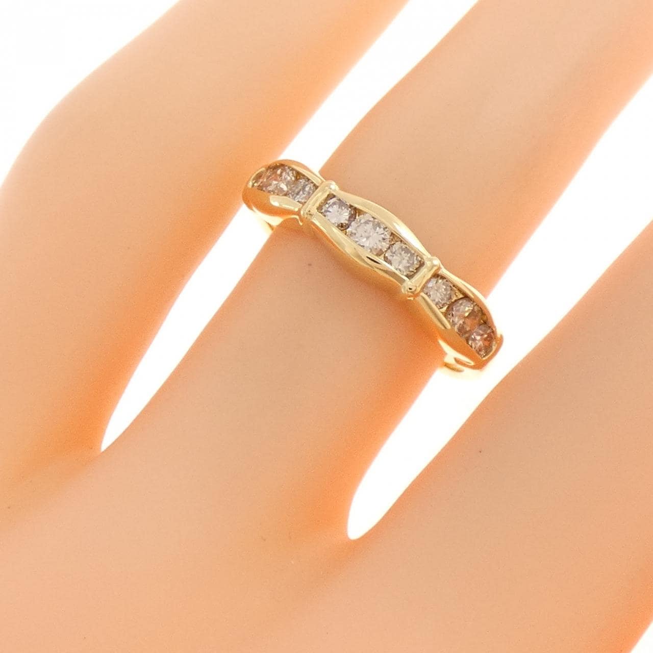 K18YG ダイヤモンド リング 0.50CT