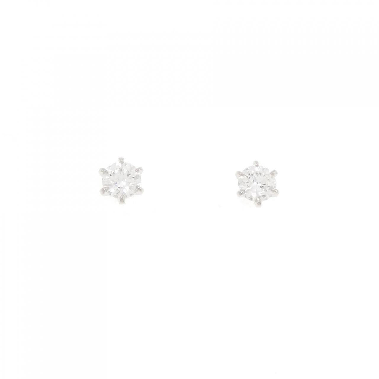 【リメイク】PT/ST ダイヤモンド ピアス 0.253CT 0.259CT E VS2 EXT H&C