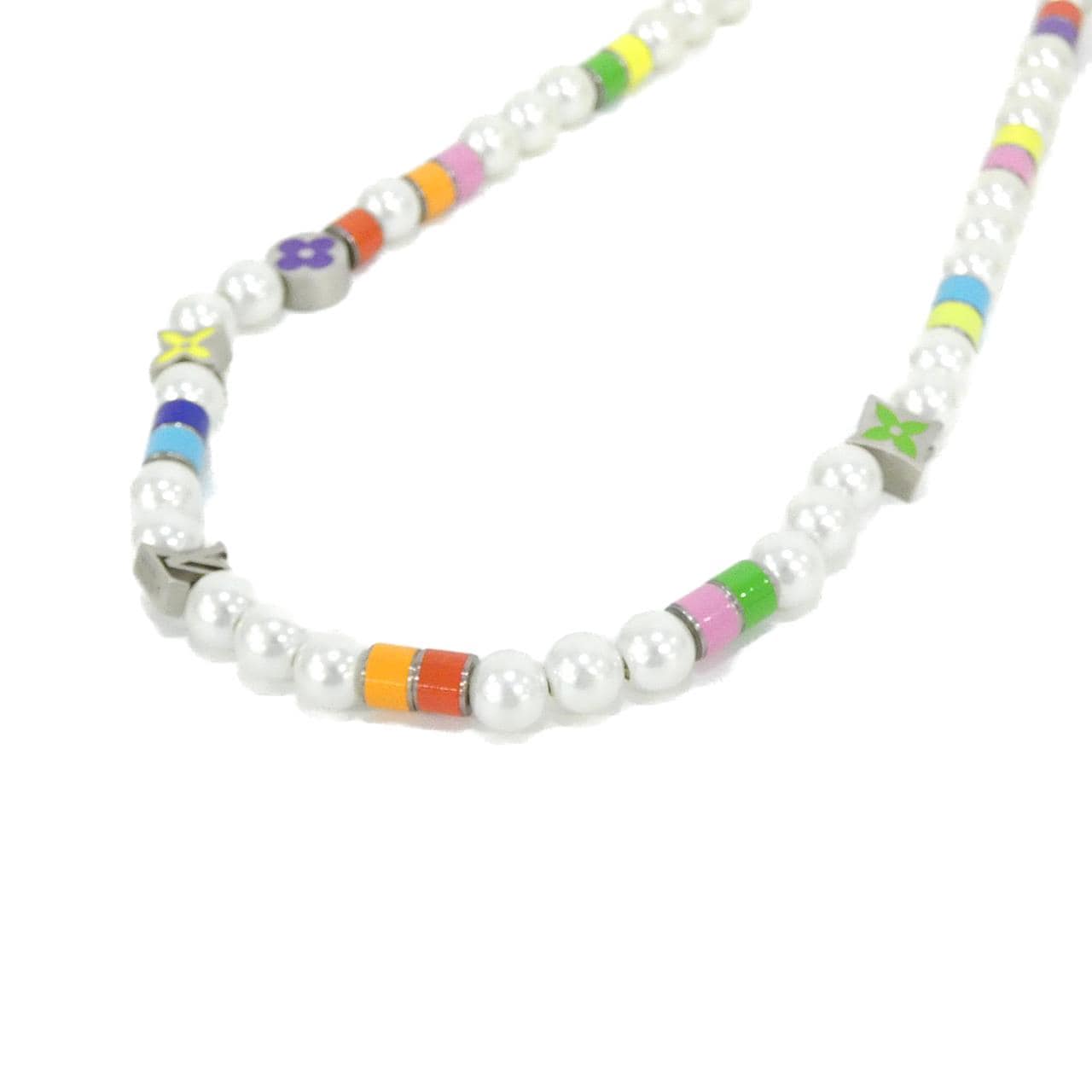 ルイヴィトン ネックレス モノグラム パールパーティー M01500 ネックレス