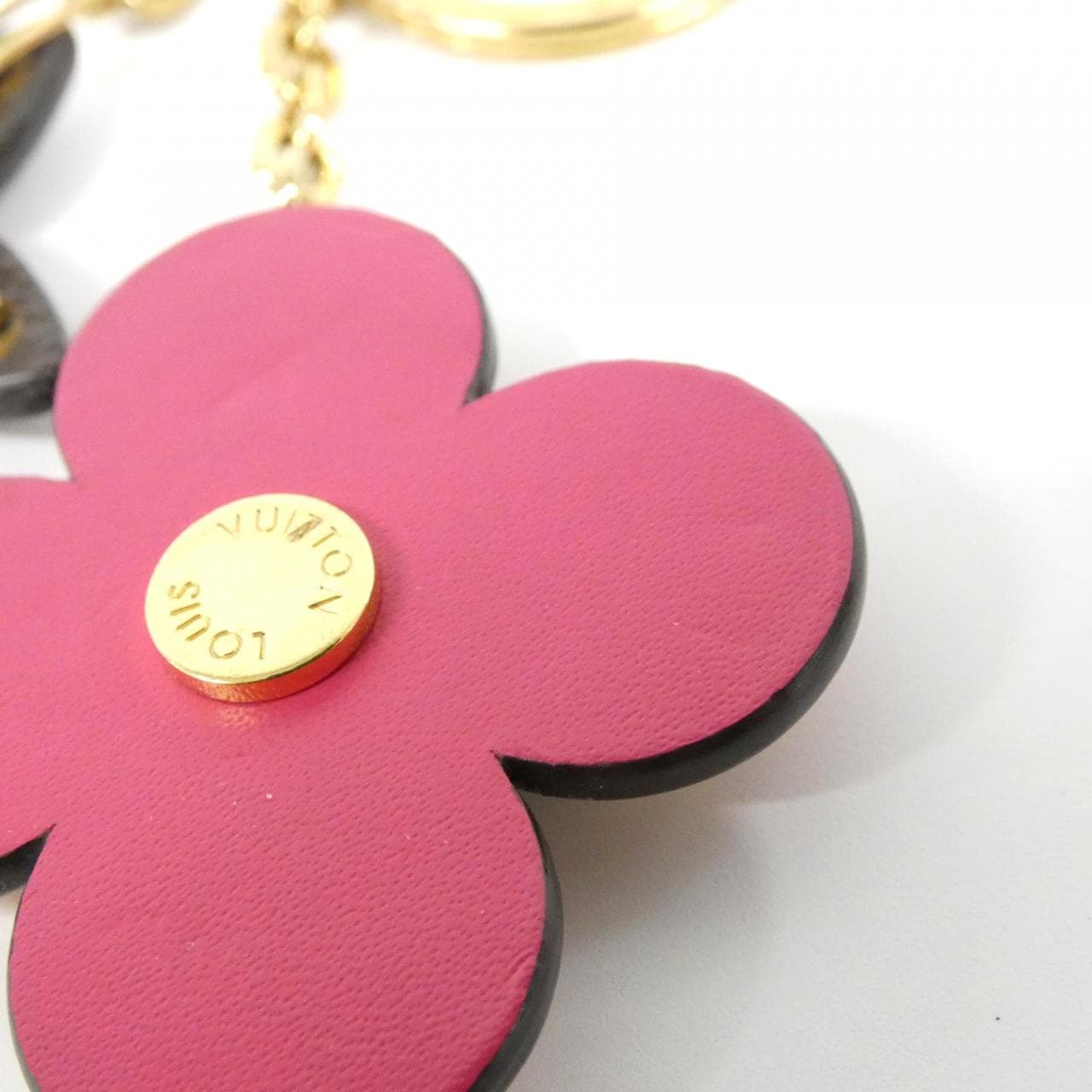 ルイヴィトン モノグラム キーホルダー ブルーミング フラワー M63084 キーリング