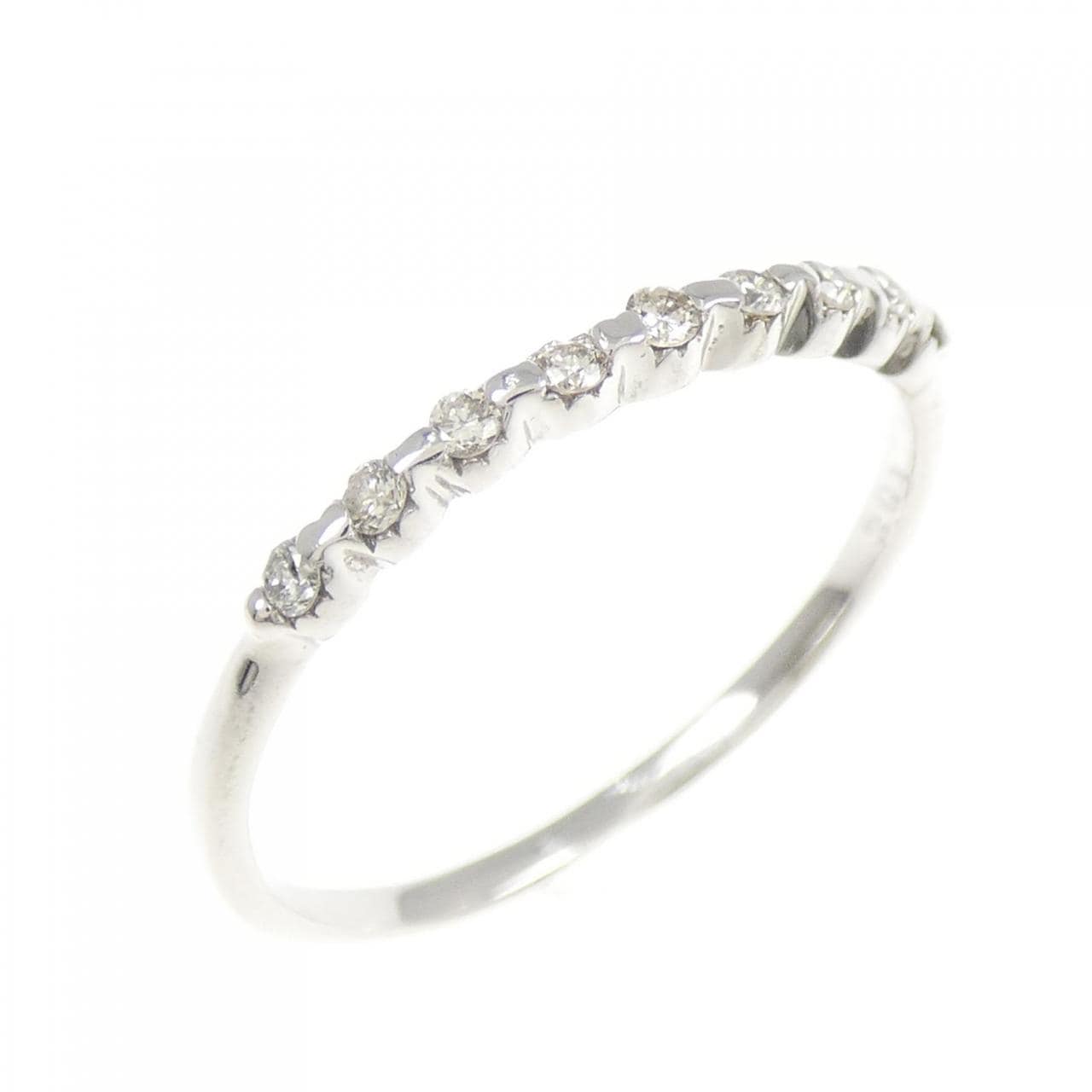 K18WG ダイヤモンド リング 0.09CT