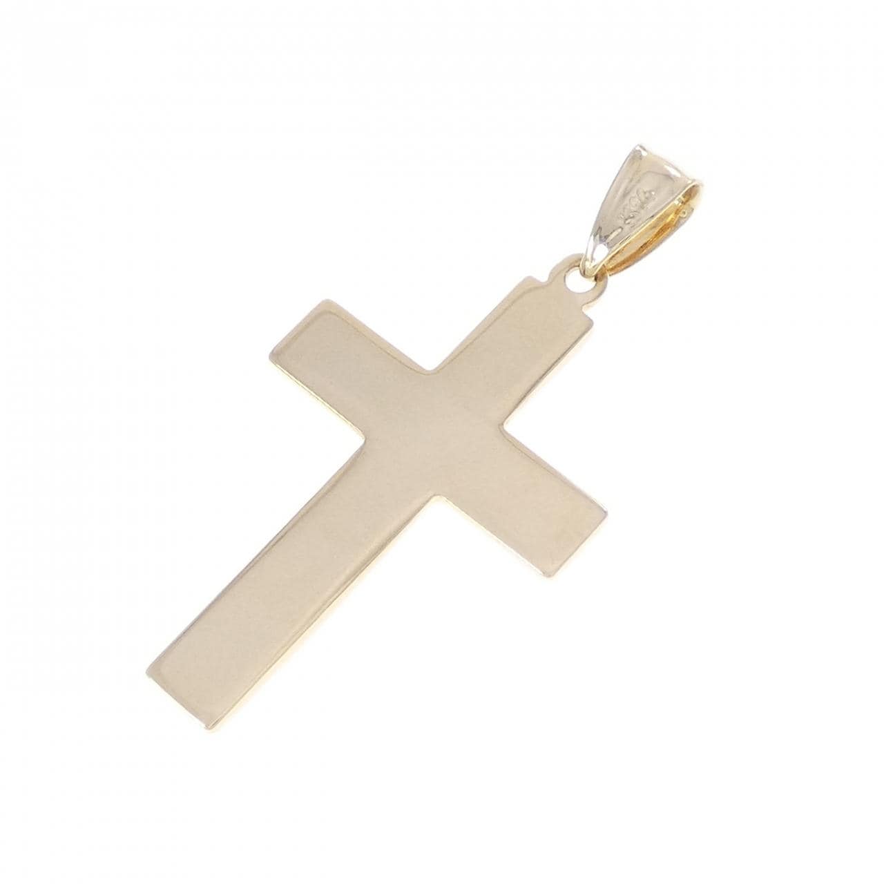 K14スリーカラー クロス ペンダント