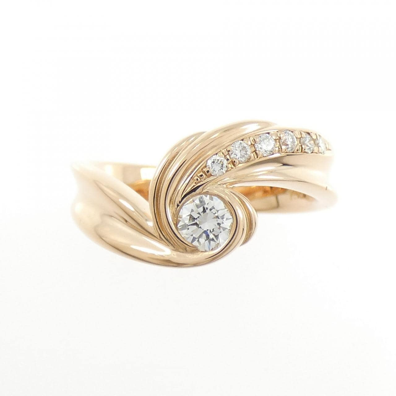 K18PG ダイヤモンド リング 0.20CT