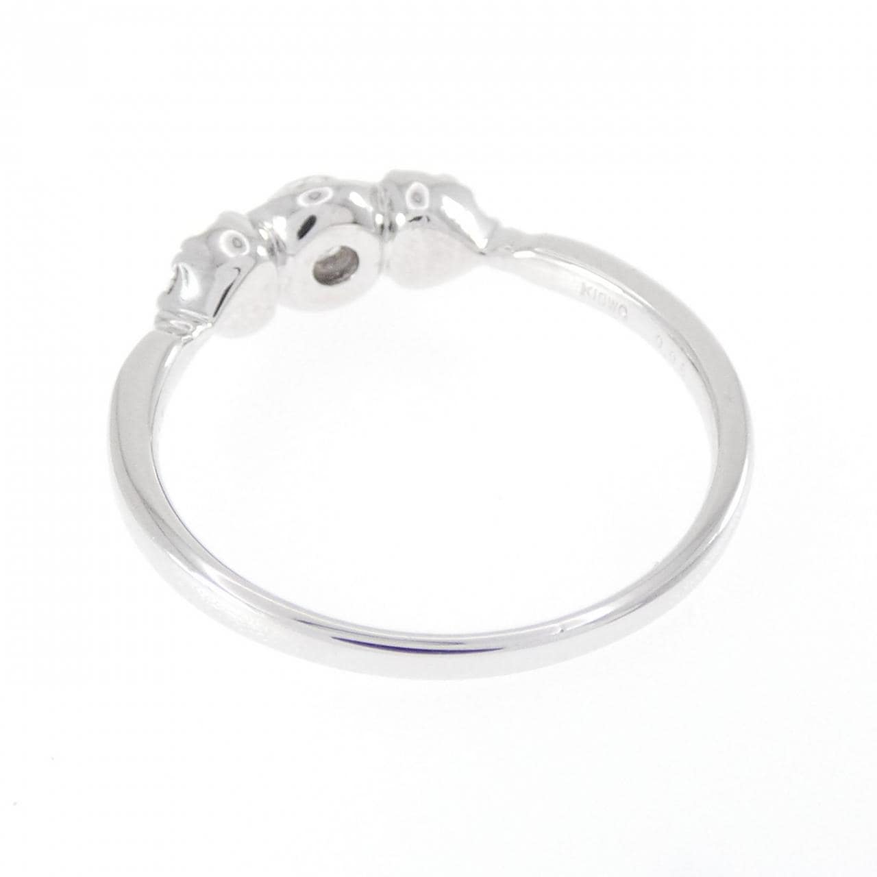 K18WG ダイヤモンド リング 0.17CT