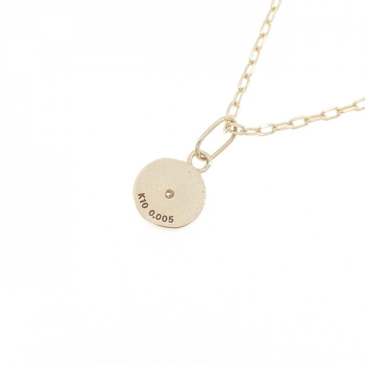 K10YG ダイヤモンド ネックレス 0.005CT