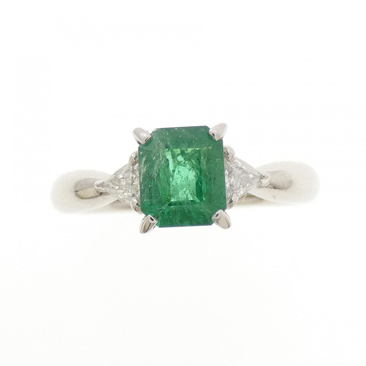 PT900 エメラルド リング 0.89CT
