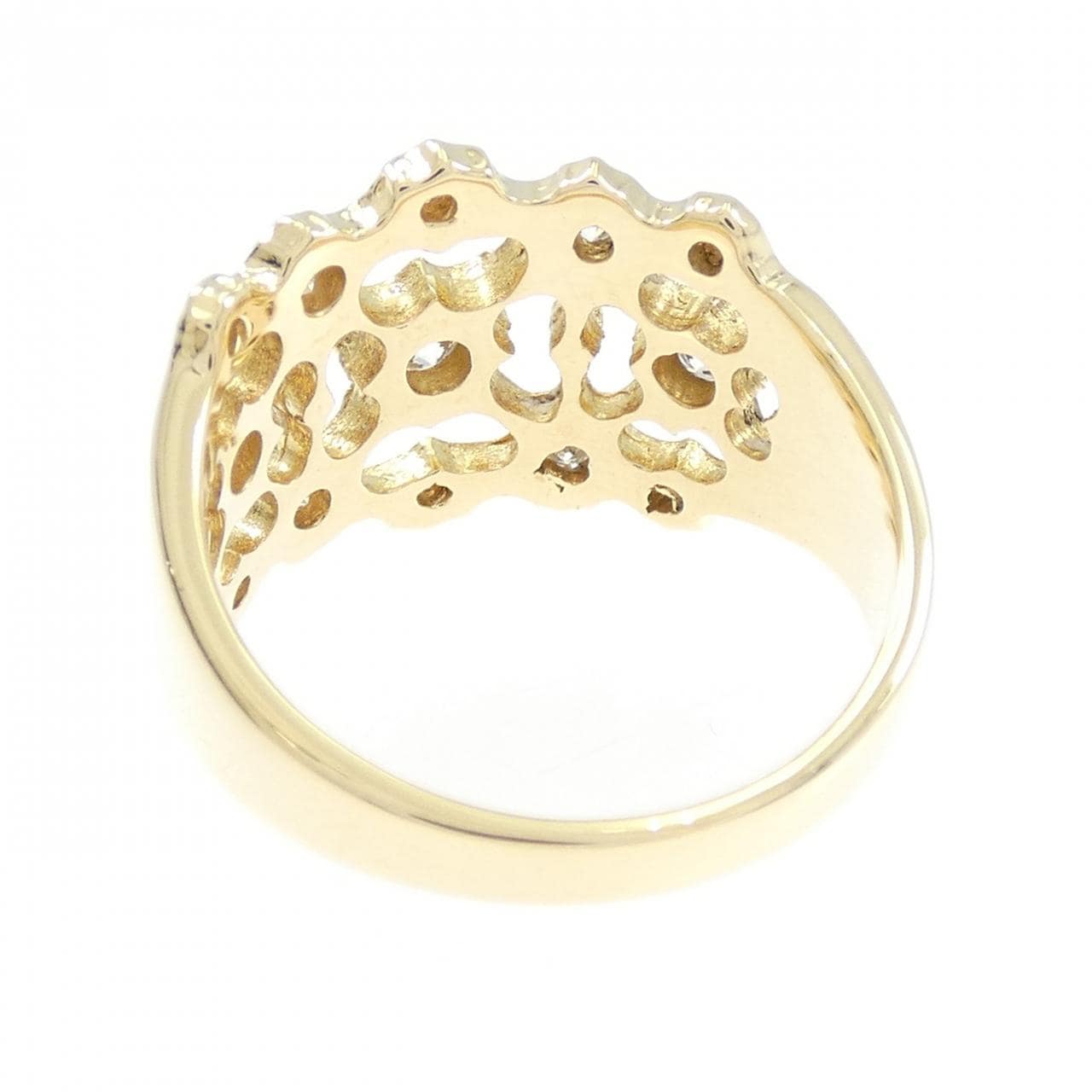 K18YG ダイヤモンド リング 0.36CT