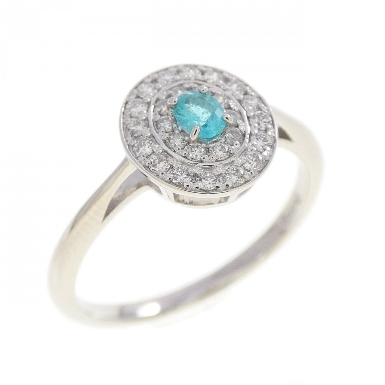 PT900 パライバトルマリン リング 0.07CT
