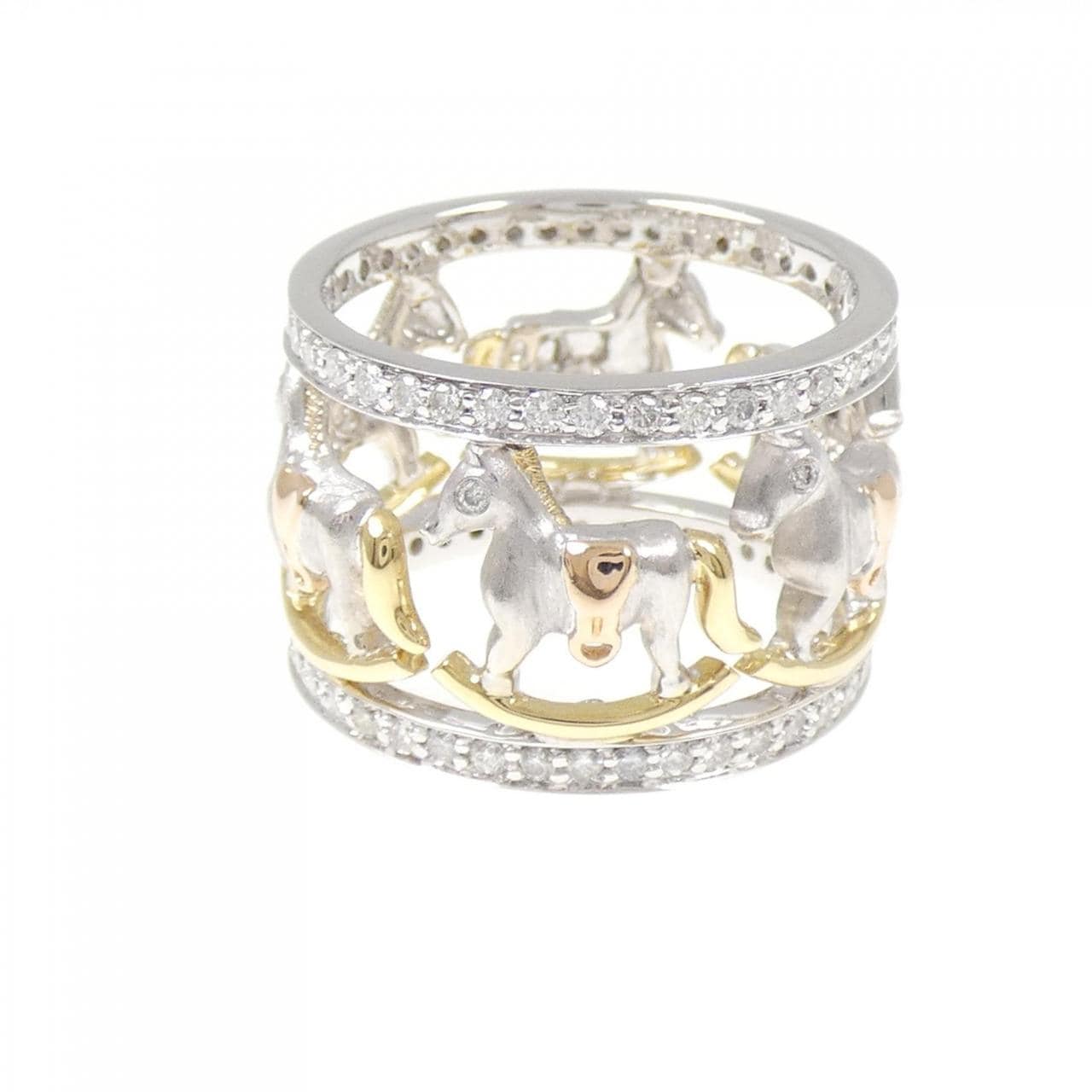 SHOW YAMAGATA ホース ダイヤモンド リング 0.90CT