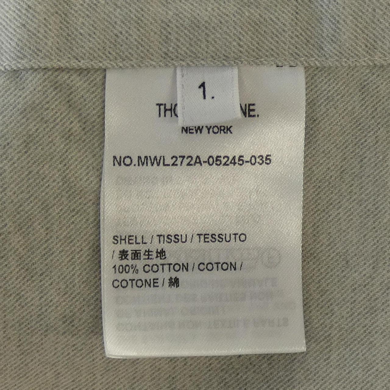 トムブラウン THOM BROWNE MWL272A シャツ
