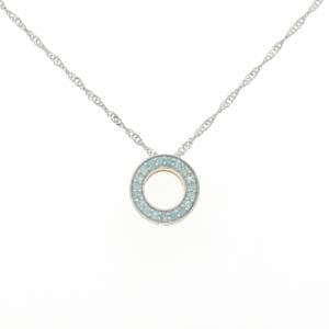 K18YG/PT850/K18WG トルマリン ネックレス 0.21CT