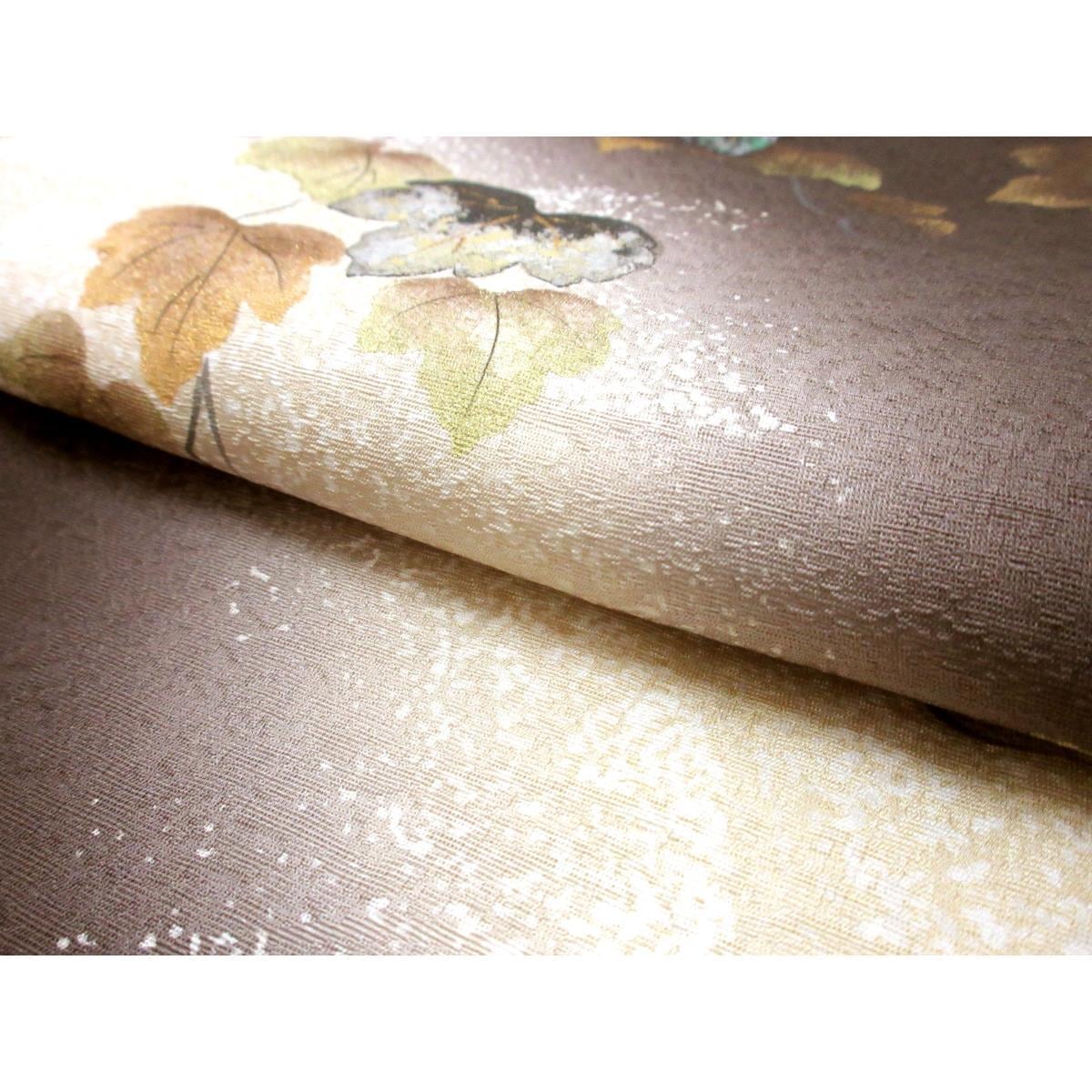 【未使用品】訪問着　友禅金彩加工　ボカシ染