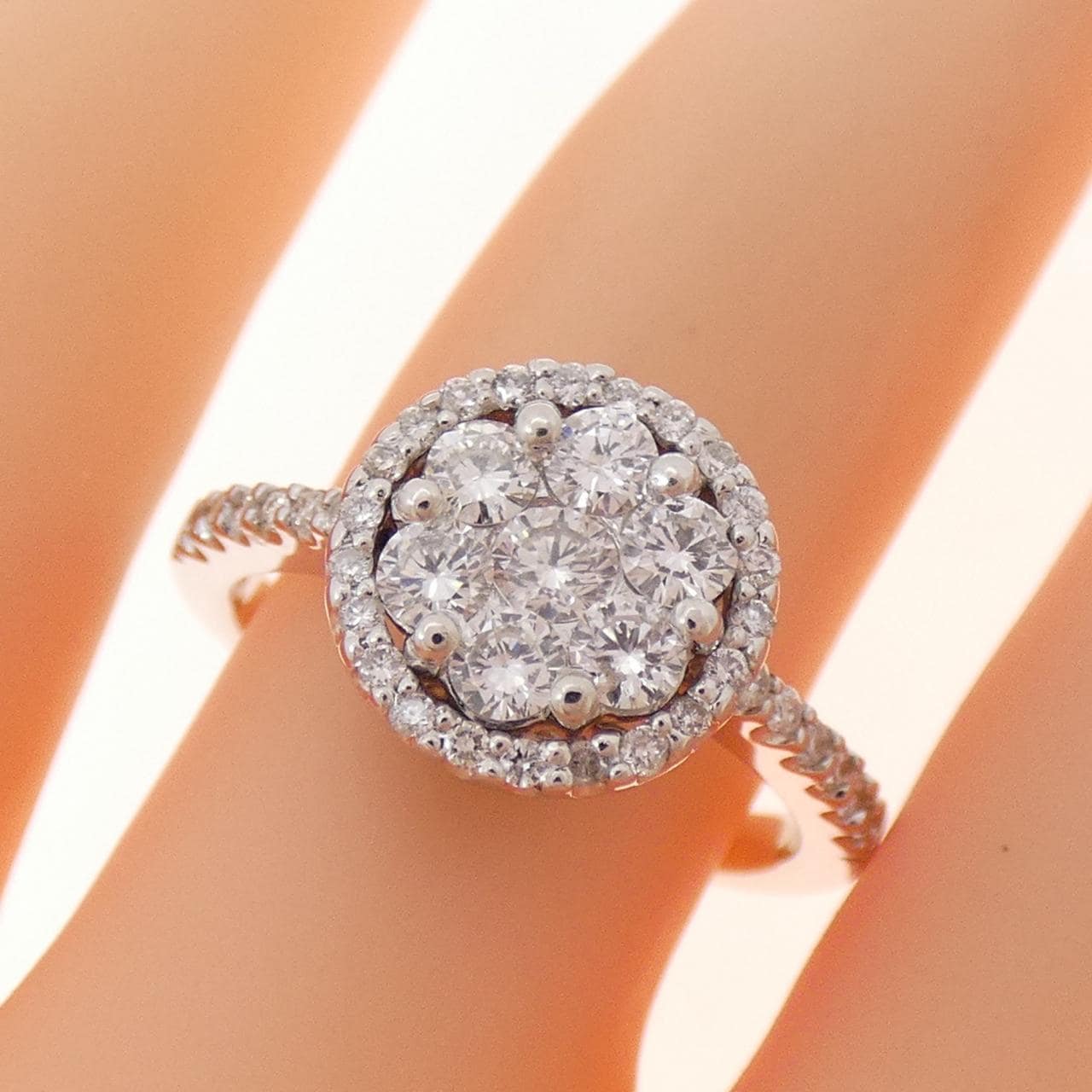 18KWG ダイヤモンド リング