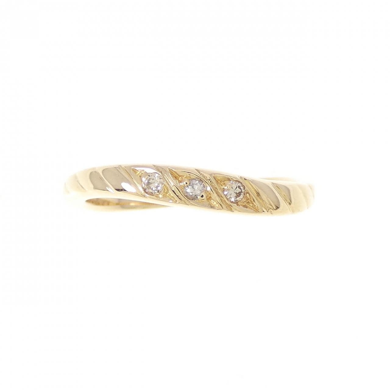K18YG ダイヤモンド リング 0.05CT