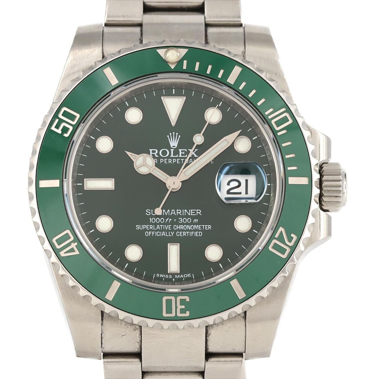 ROLEX Submariner Date 116610LV SS自动上弦random number