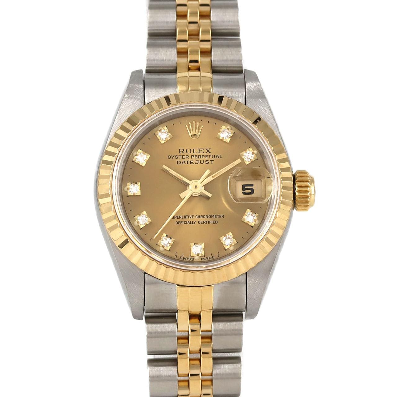 ロレックス デイトジャスト 69173G. SSxYG 自動巻 S番