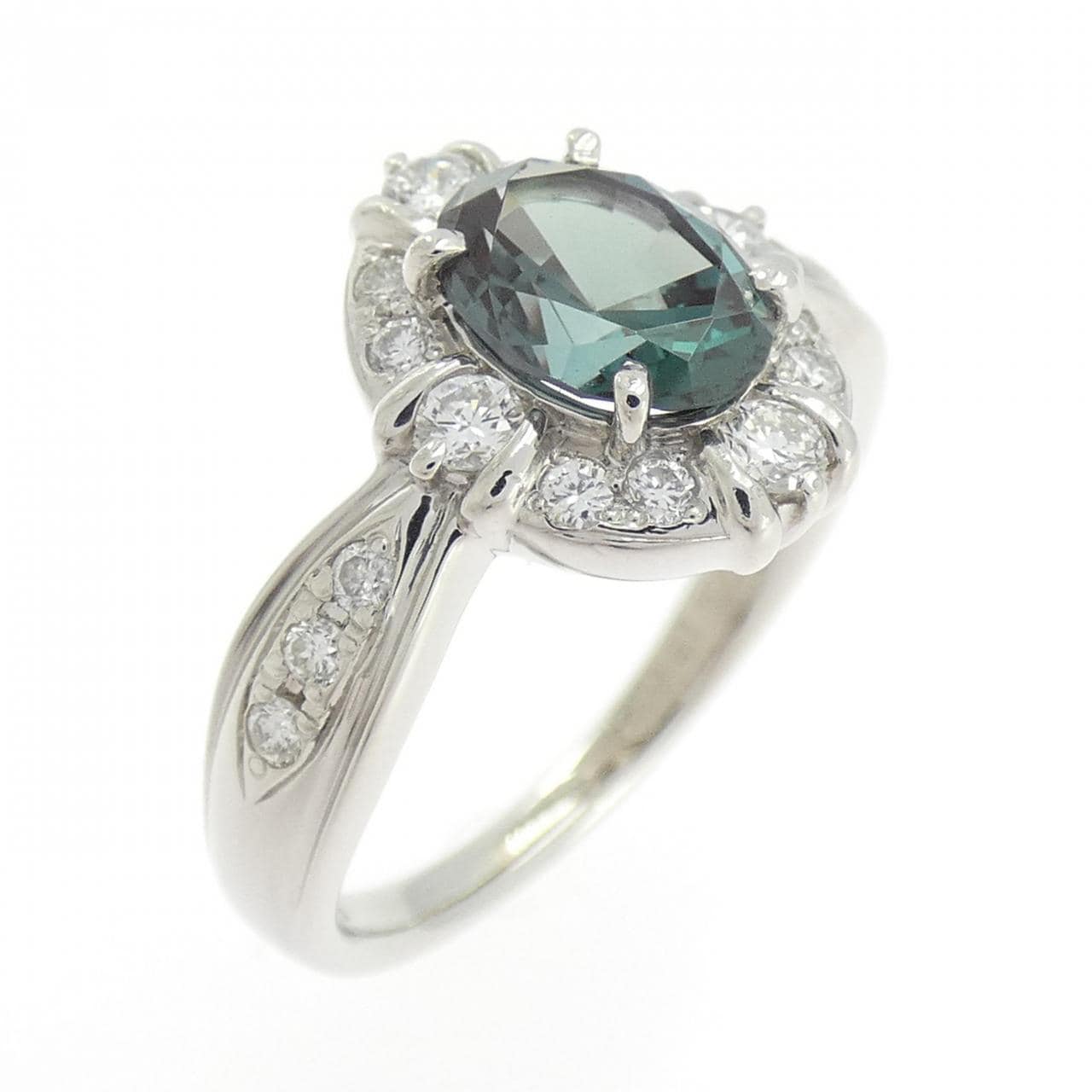 クレサンベール 合成アレキサンドライト リング 1.41CT