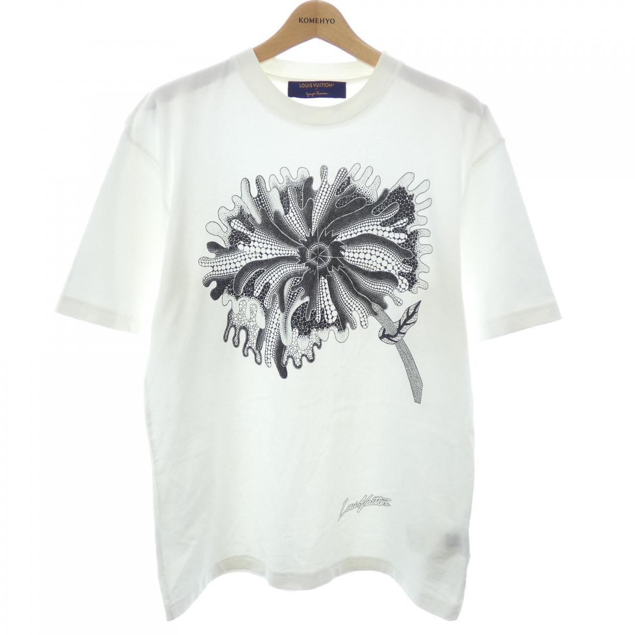 ルイヴィトン LOUIS VUITTON LV×YKサイケデリックフラワーレギュラーTシャツ HOY37WNPG 草間彌生 Tシャツ