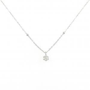 K18WG ダイヤモンド ネックレス 0.08CT