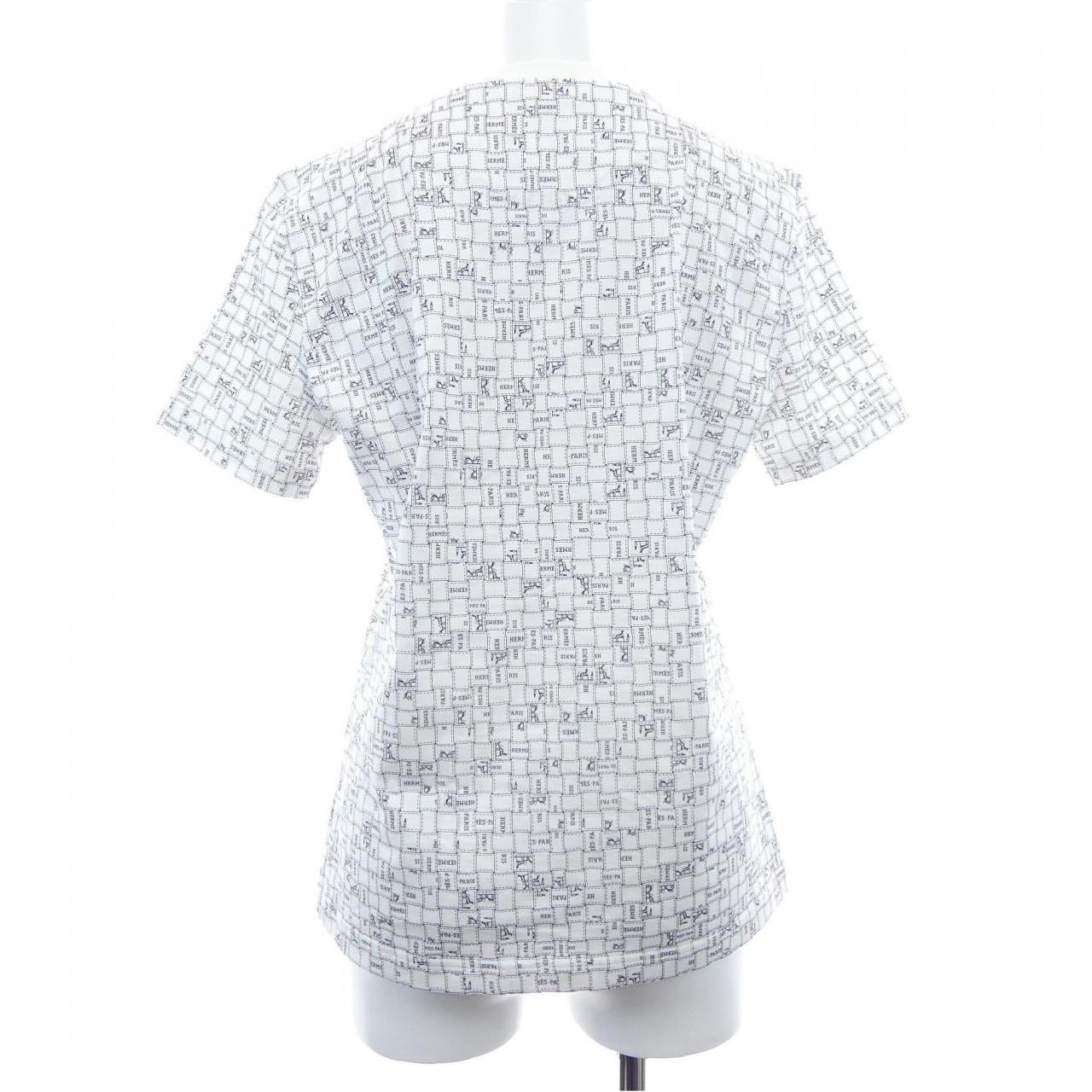 エルメス HERMES BOLDUC AU CARRE ボルデュックチェック 5E4645DK Tシャツ