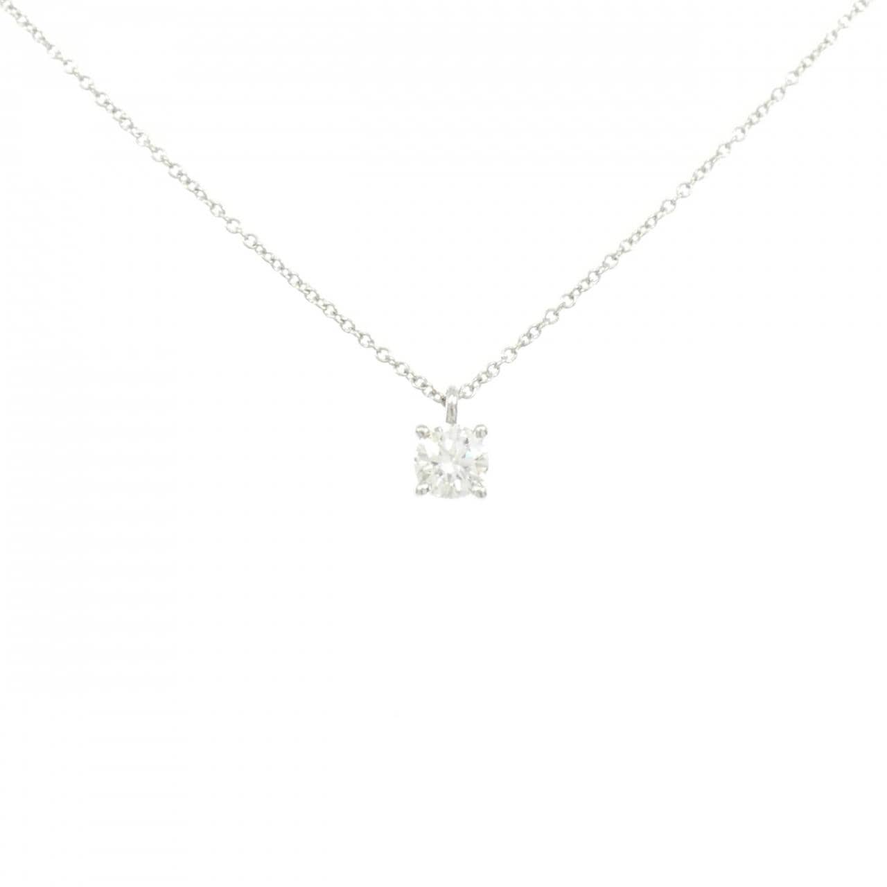 ティファニー ソリティア ネックレス 0.50CT J VVS1 3EXT