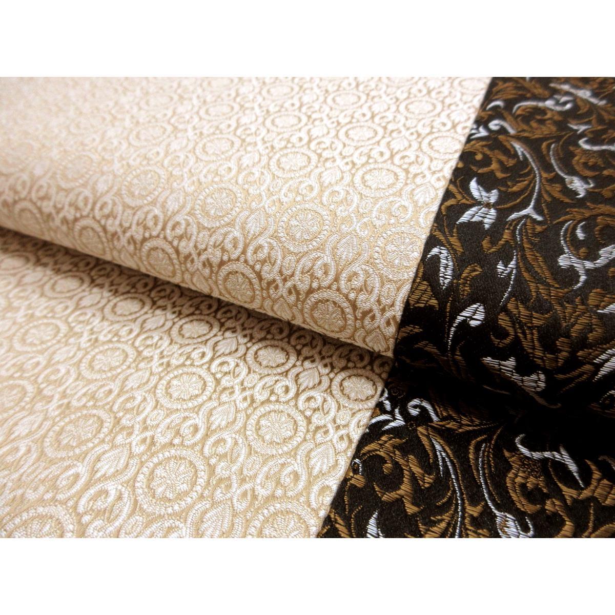 袋帯　切嵌　全通柄