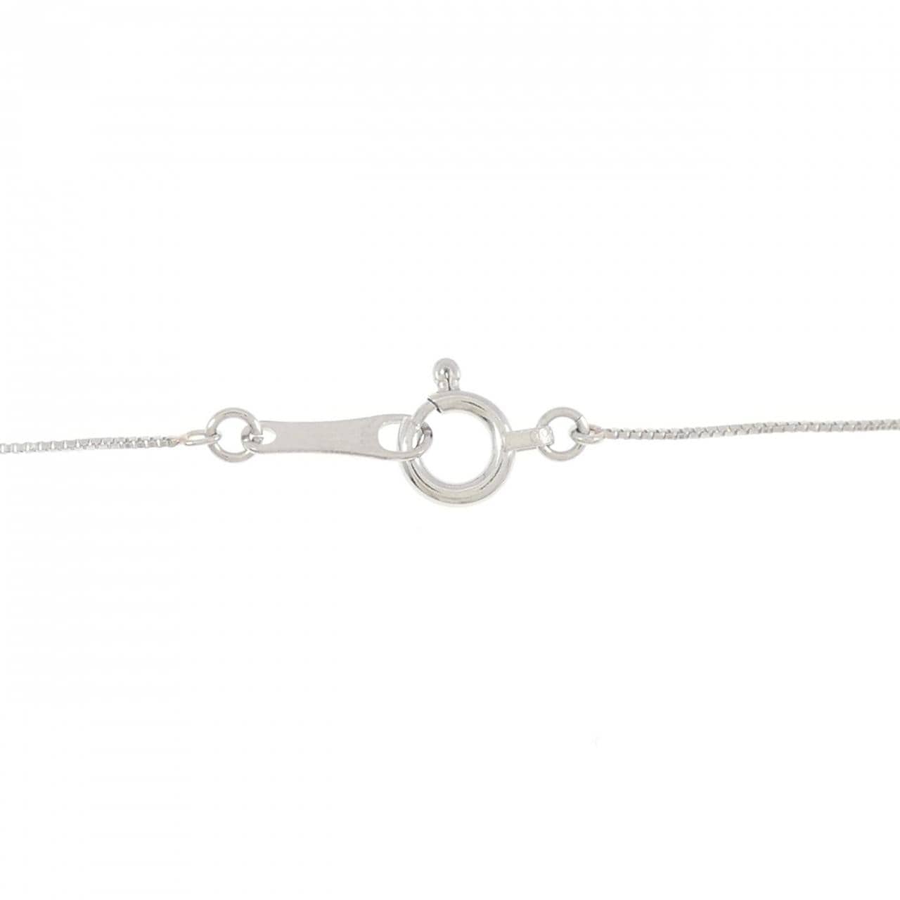 PT900/PT850 ソリティア ダイヤモンド ネックレス 0.47CT