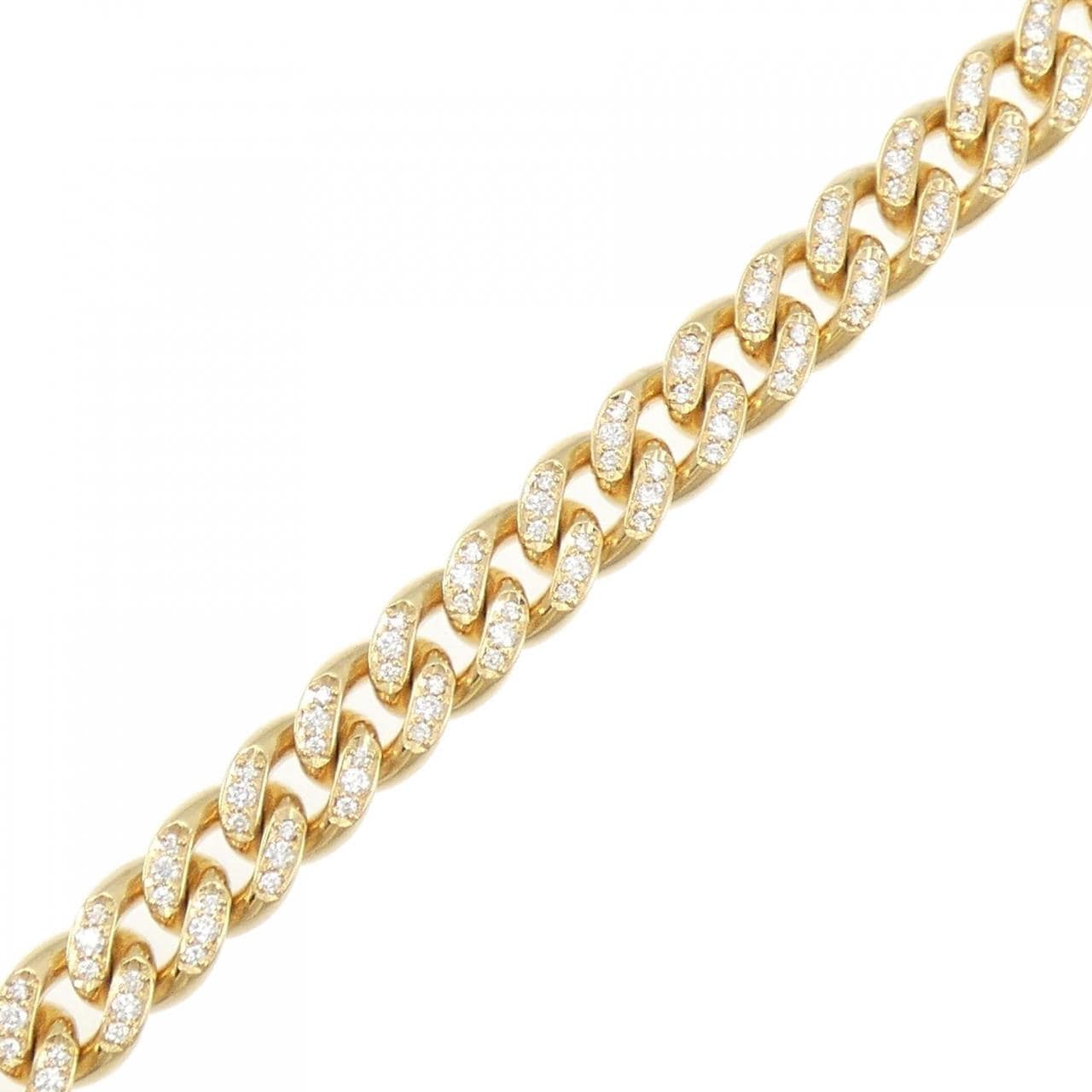 [BRAND NEW] K18YG Diamond Kihei Bracelet 1.13CT 20cm